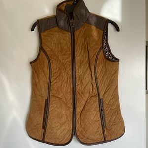 Women’s Tan Suede Vest